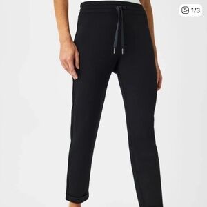 SPANX Air Essentials Drawstring Joggers Cuffed Navy 1X